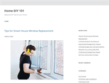 Tablet Screenshot of homediy101.com